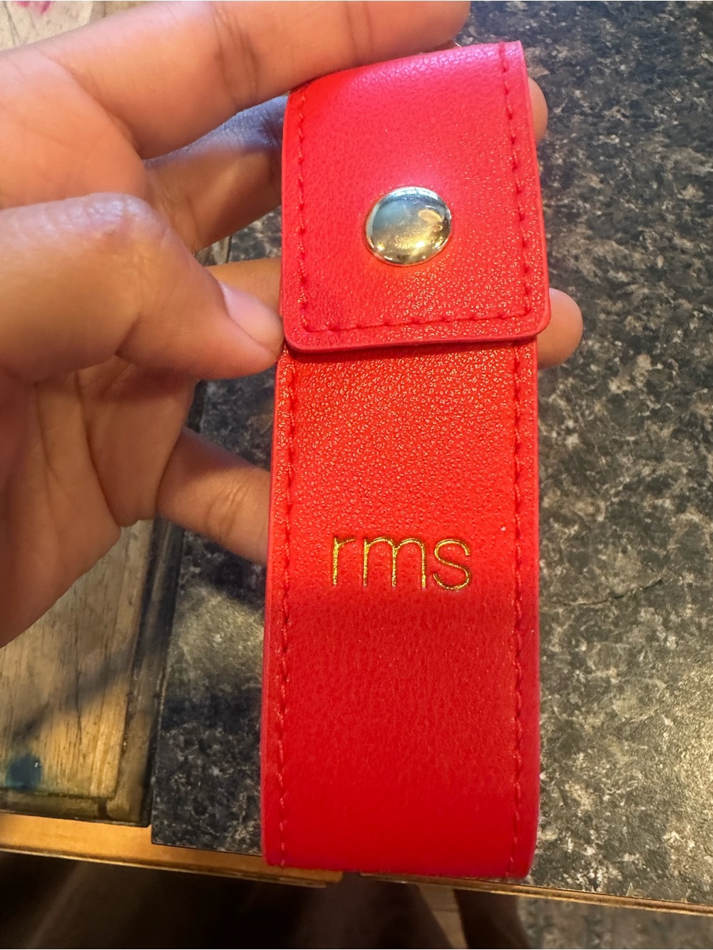 RMS Beauty Lip pouch key ring -